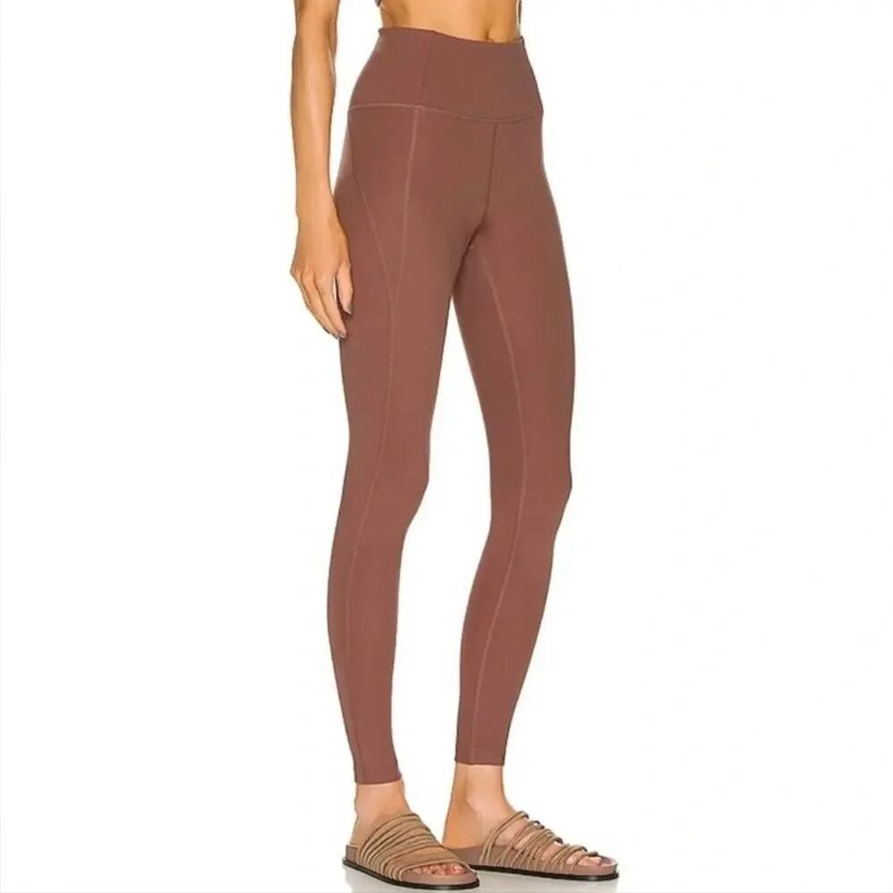 Girlfriend Collective Compressive High Rise Leggings Storm Brown M